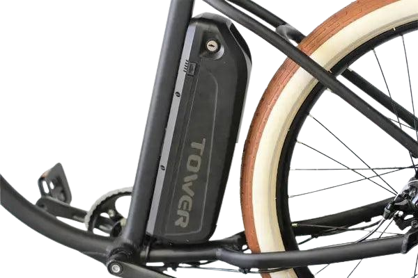 Batterie lithium pour vélo électrique fixée sur le cadre, accessoire énergie vélo
