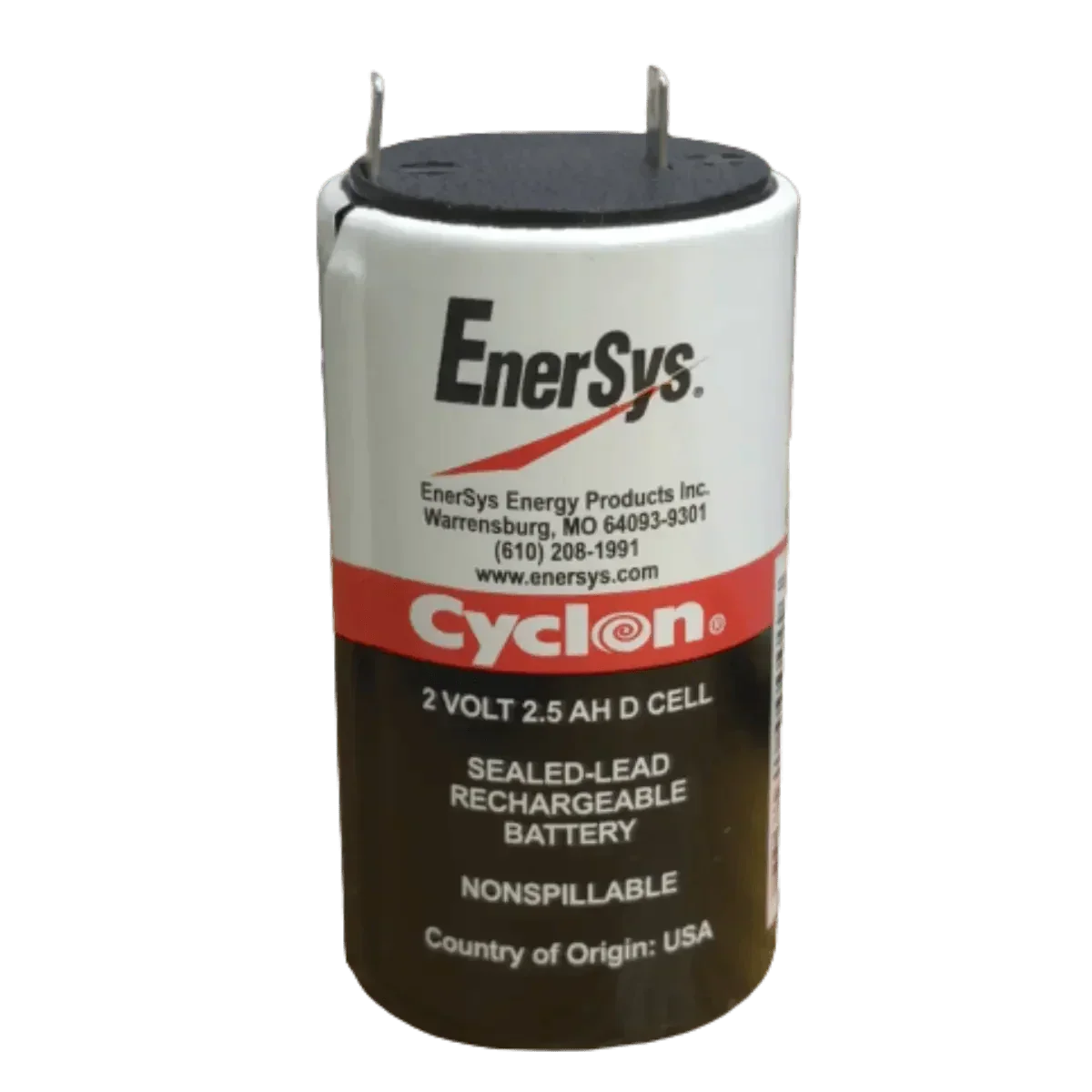 Batterie Cyclon Enersys 0810-0004 2V 2.5Ah D Cell