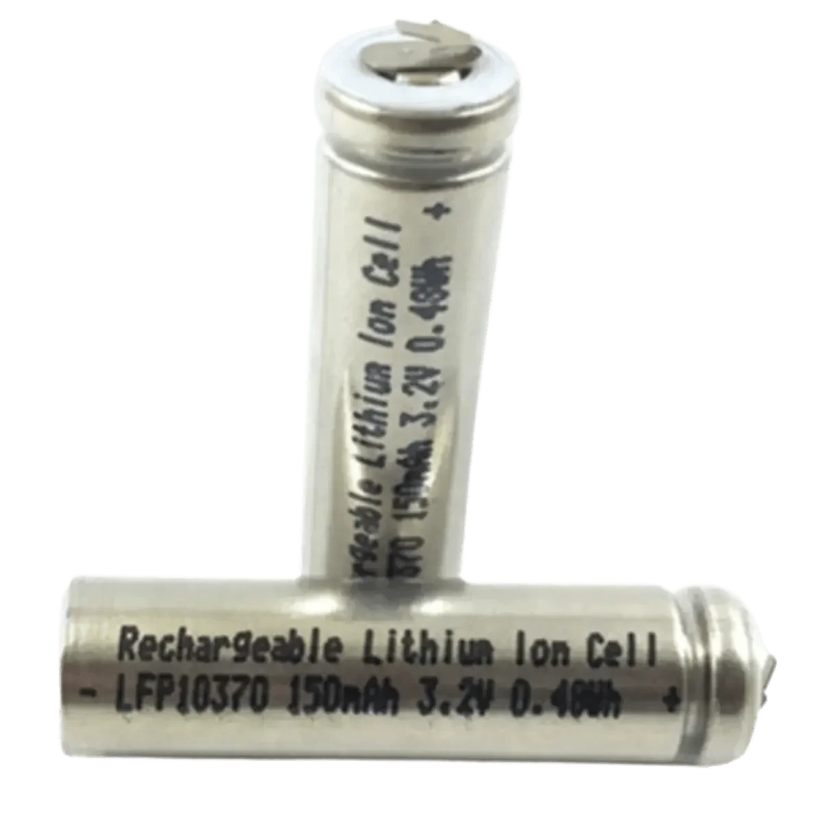 Batterie LiFePo4 10370 3.2 v 150mAh avec cosses