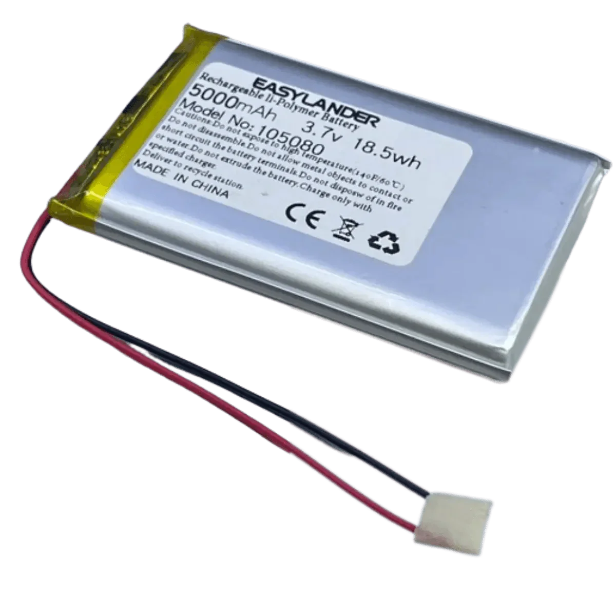 Batterie 105080 - Li-Po - 3.7V - 5000mAh