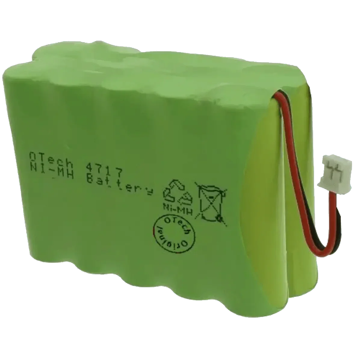 Batterie NiMH 12V 700mAh 10xAAA avec connecteur JST visible