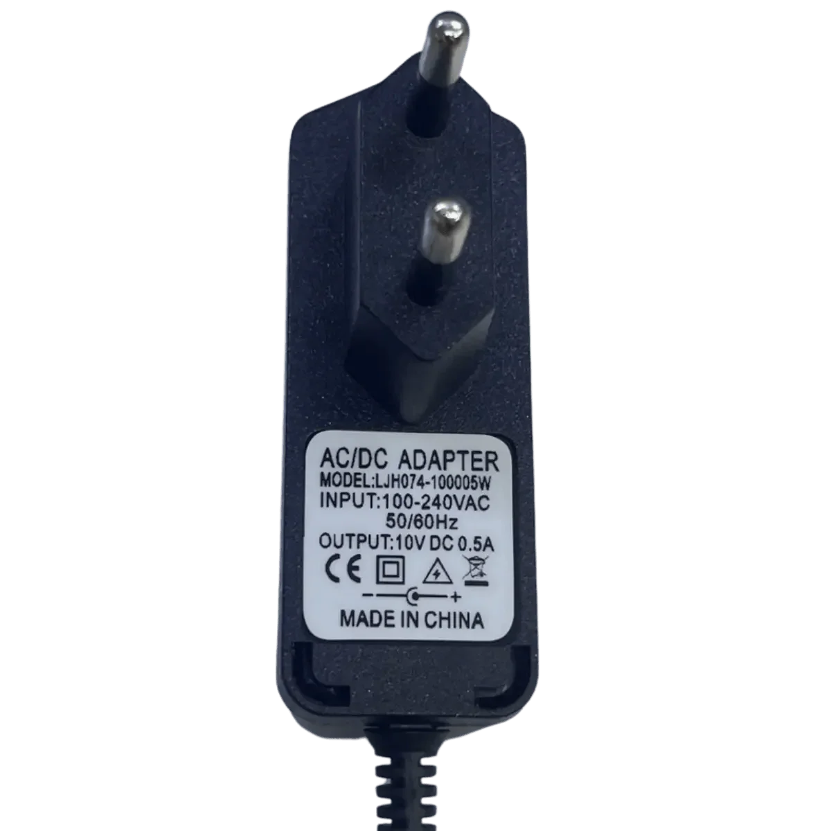 Alimentation 10V 500mA polarité - au centre