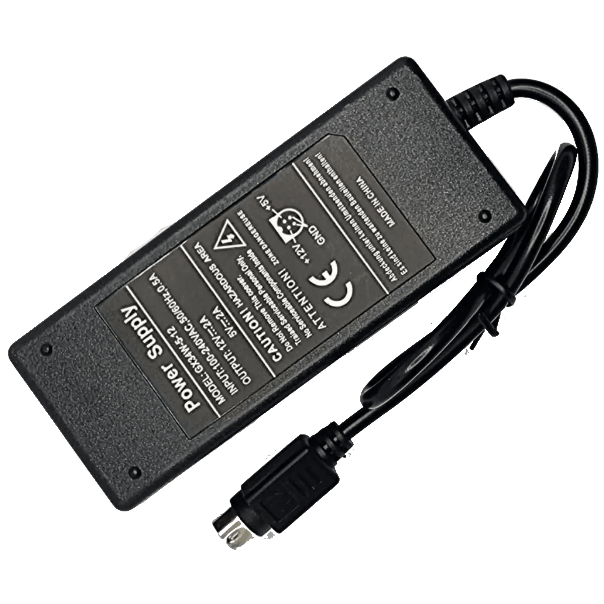 Adaptateur D'alimentation pour Boîtier de Disque Dur 12v et 5v 2A 4 Broches