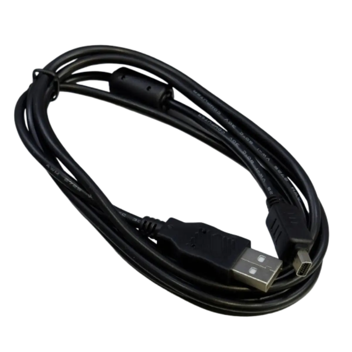 HQRP Cable USB A Mini USB Para Olympus FE-100, FE-110, FE-115, FE-170