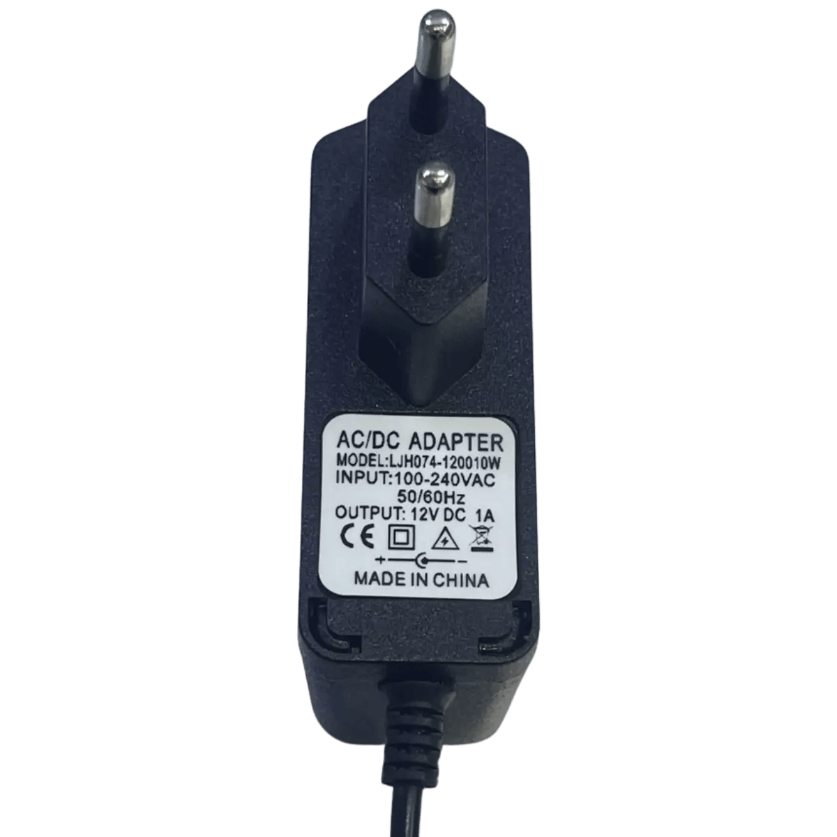 Adaptateur mural AC/DC 220V 12V 1A Polarité inversée