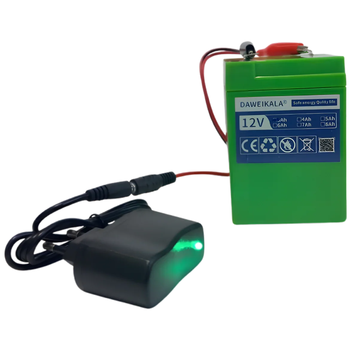 Batterie LiFePO4 12V 3Ah avec chargeur – Batterie légère longue durée