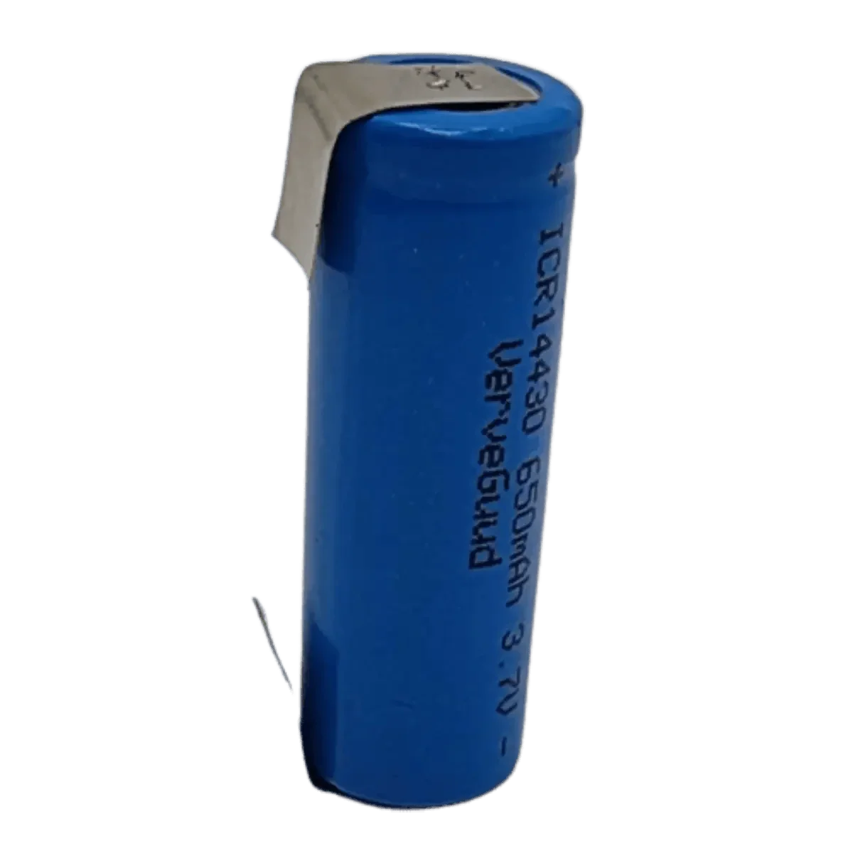 Batterie Li-ion 14430 3.7v 650mAh Languette à Souder