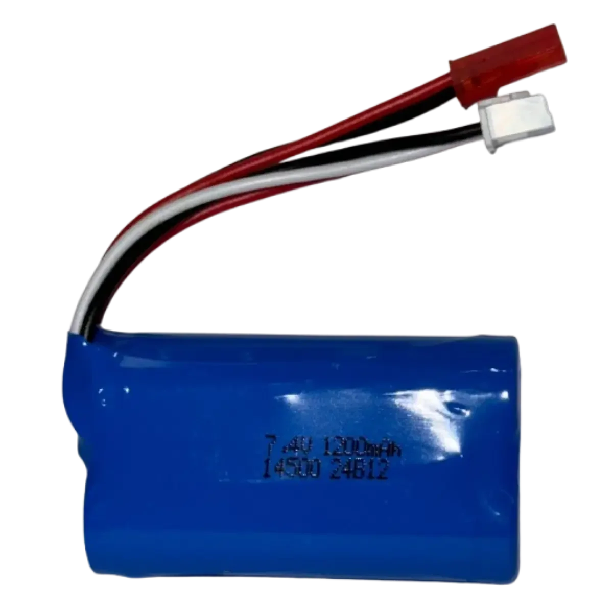 Accumulateur rechargeable 7,4V 1200mAh 2x14500 AA avec connecteurs SM/JST