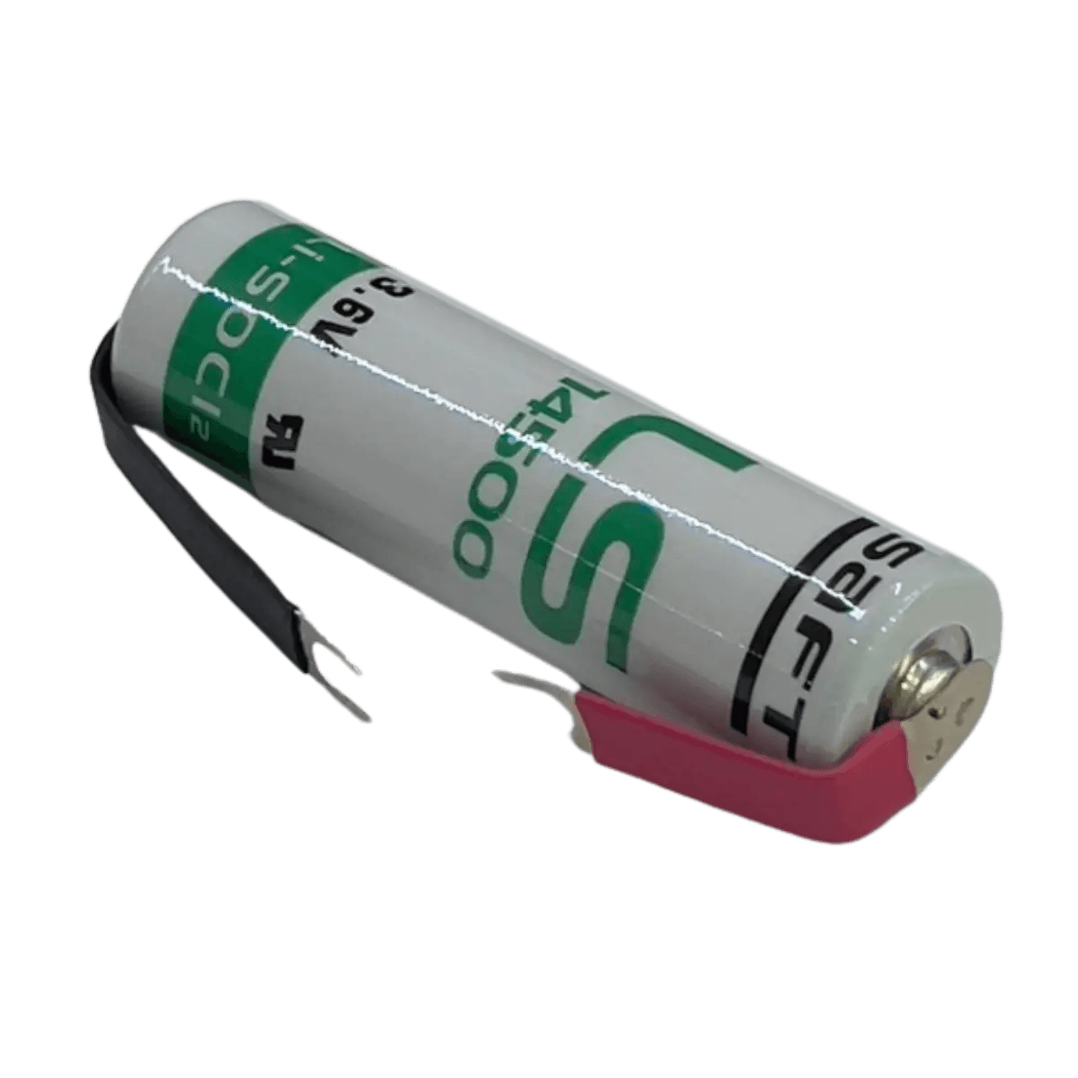 Pile Saft Lithium 3.6V LS14500 AA SAFT avec pâtes à souder
