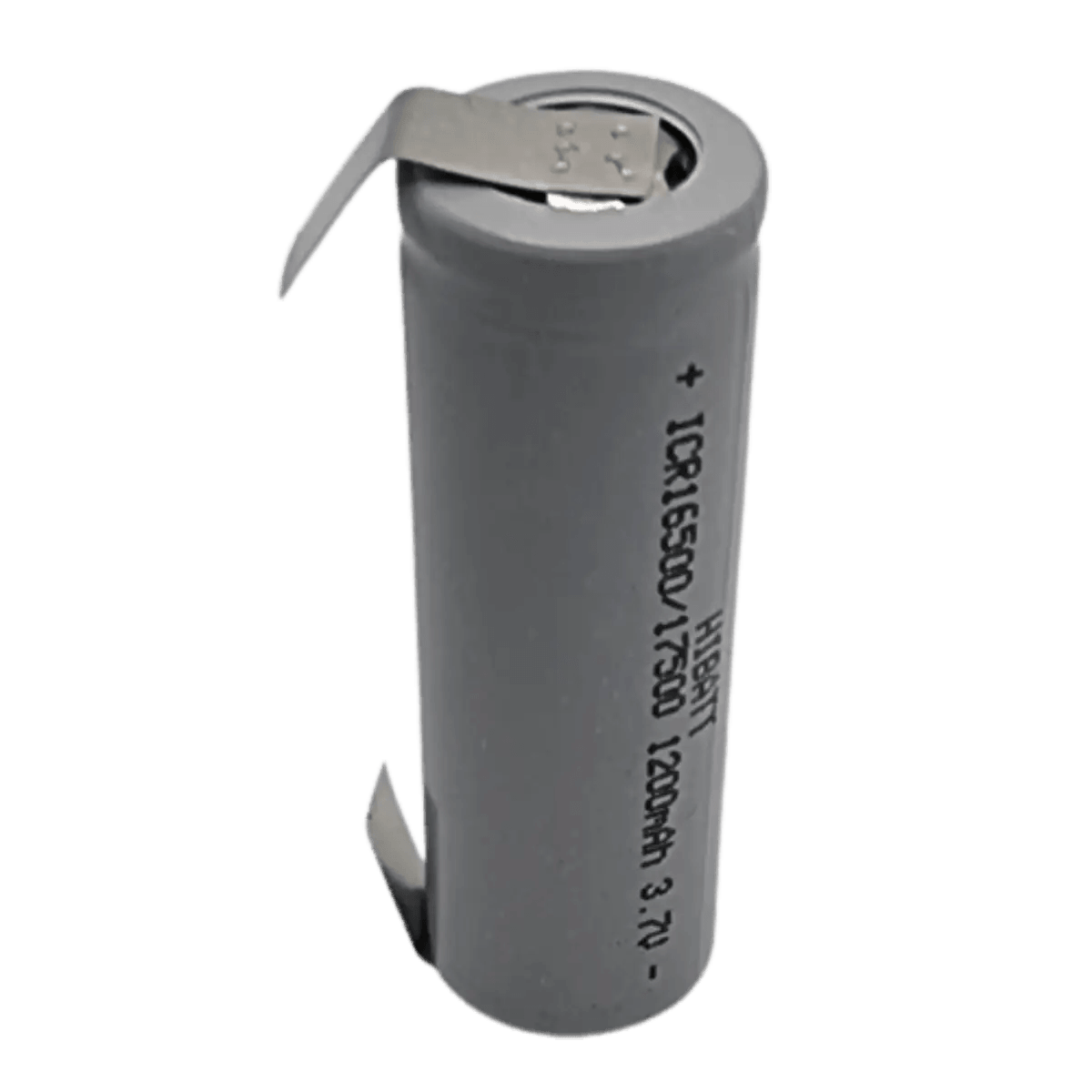 Batterie 3.7V 16500 Li-ion 1200mAh pattes à souder