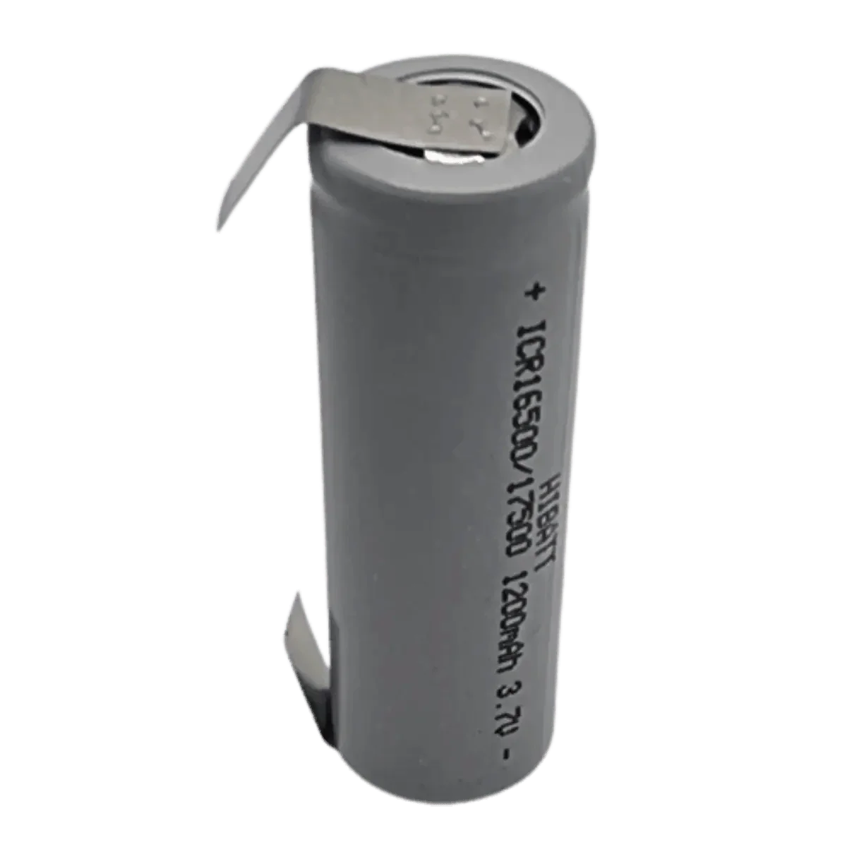 Batterie 3.7V 16500 Li-ion 1200mAh pattes à souder