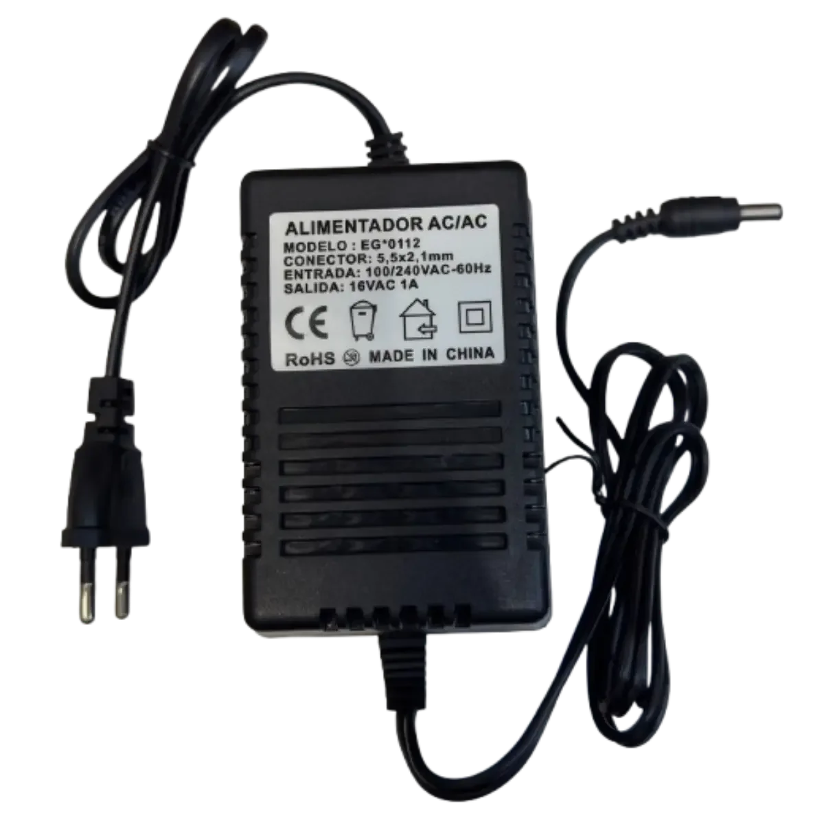 Alimentation AC/AC 16V C.A. 1A 16W