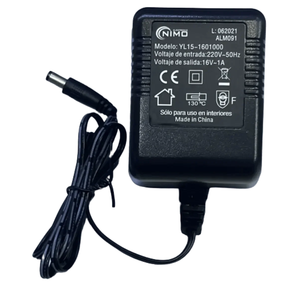 Adaptateur AC/AC 16V c.a, 1A, 16W