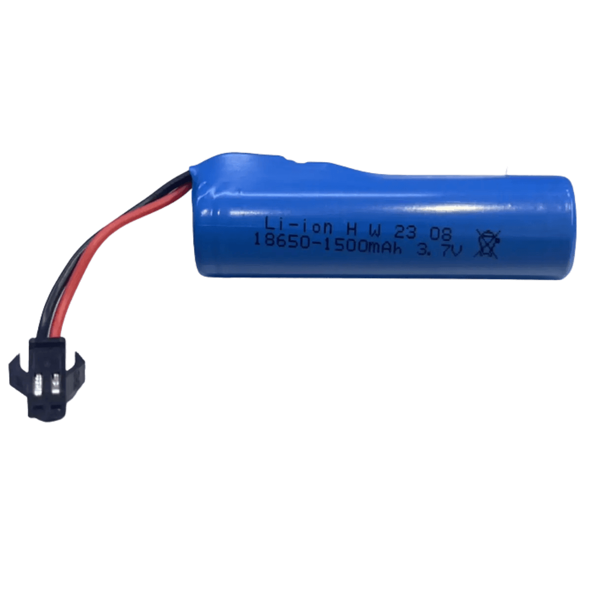 Batterie 18650 Li-ion 3.7v 1500mAh pour voiture, bateau RC