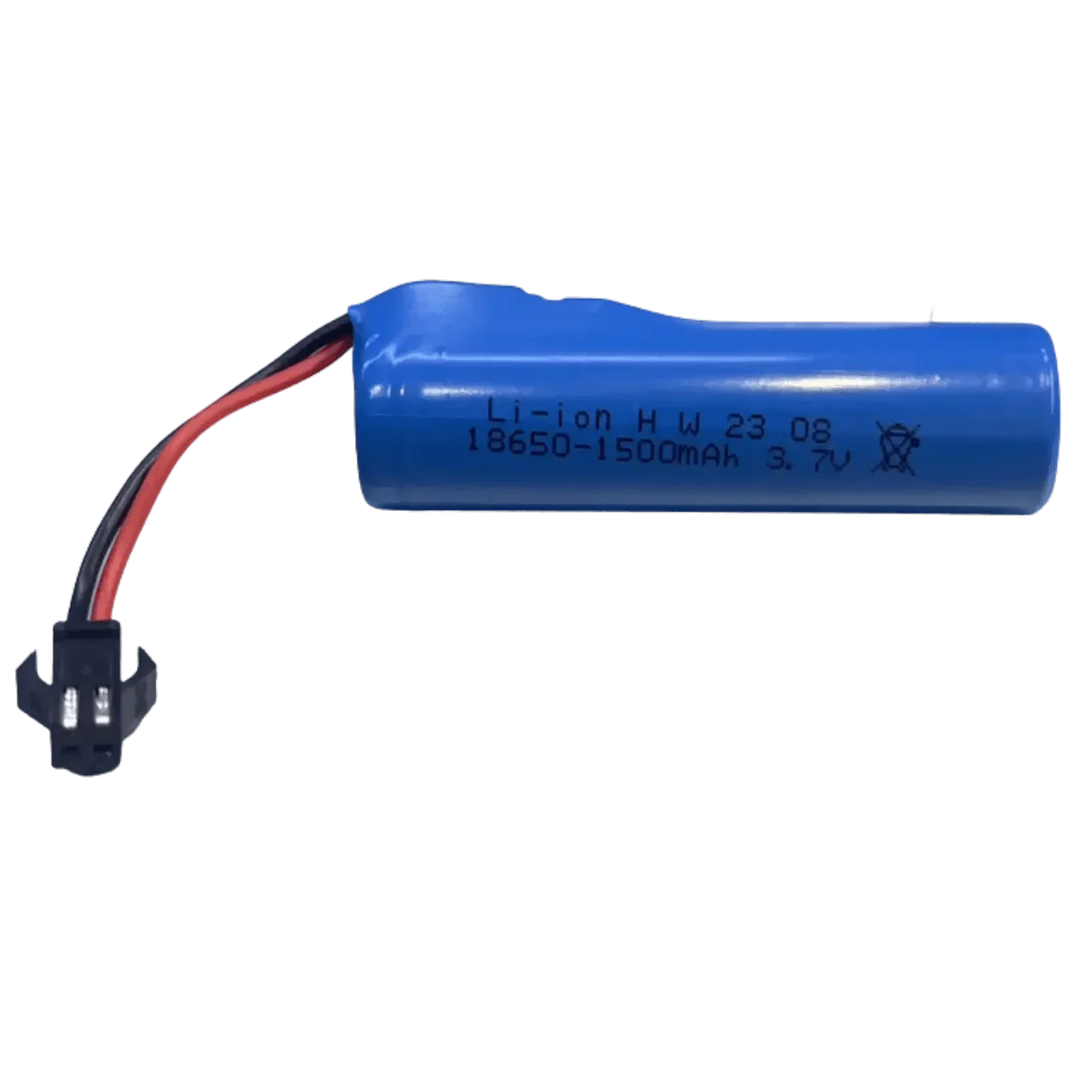 Batterie 18650 Li-ion 3.7v 1500mAh pour voiture, bateau RC