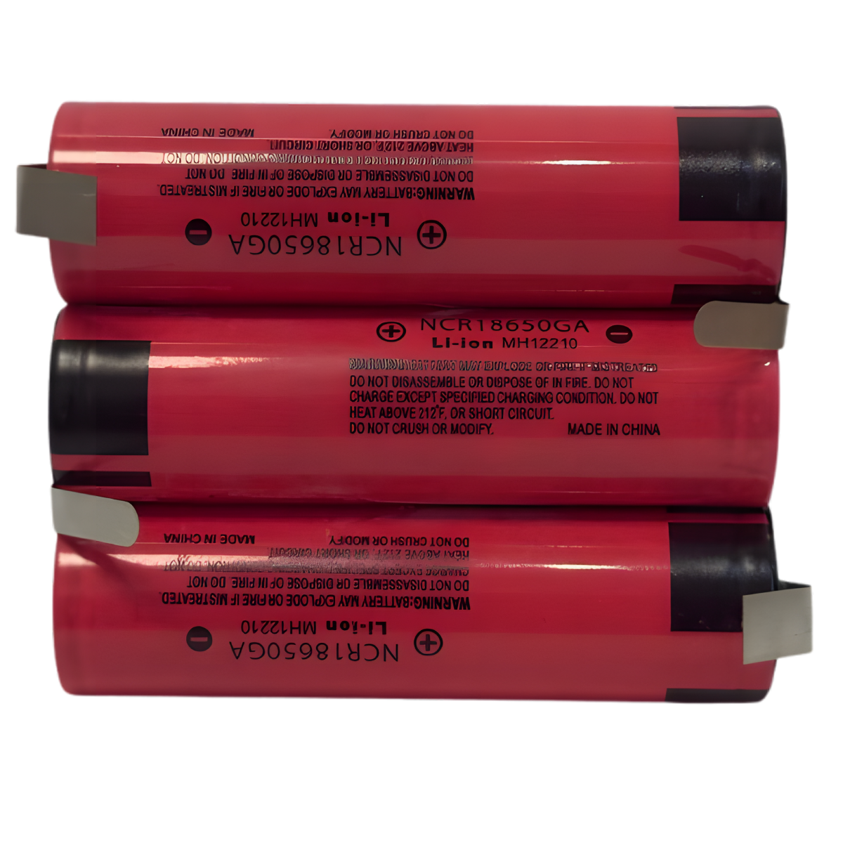 Batterie 3S1P Li-ion 10.8V / 12.6V 3.5Ah – 3x18650 avec pattes à souder