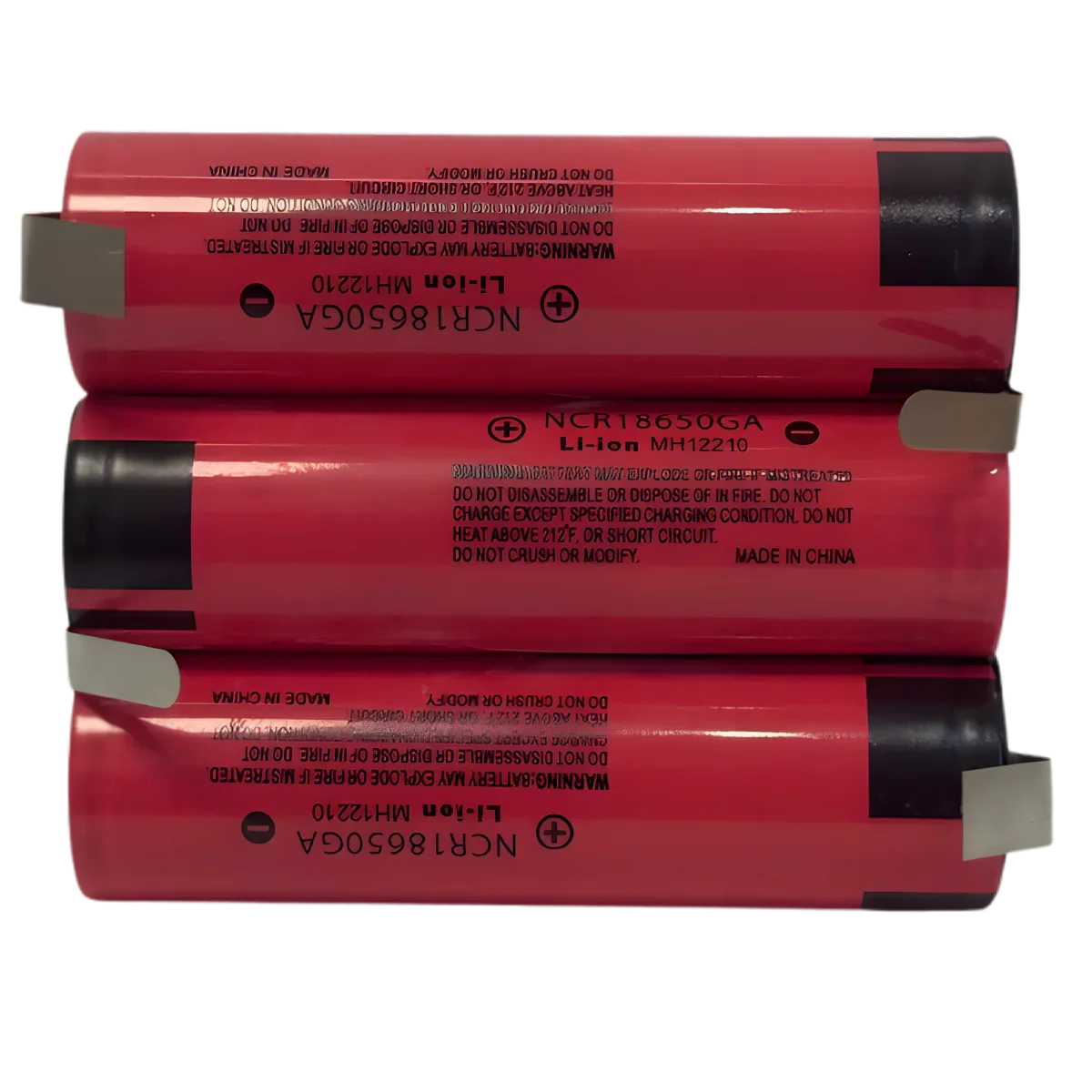 Batterie 3S1P Li-ion 10.8V / 12.6V 3.5Ah – 3x18650 avec pattes à souder