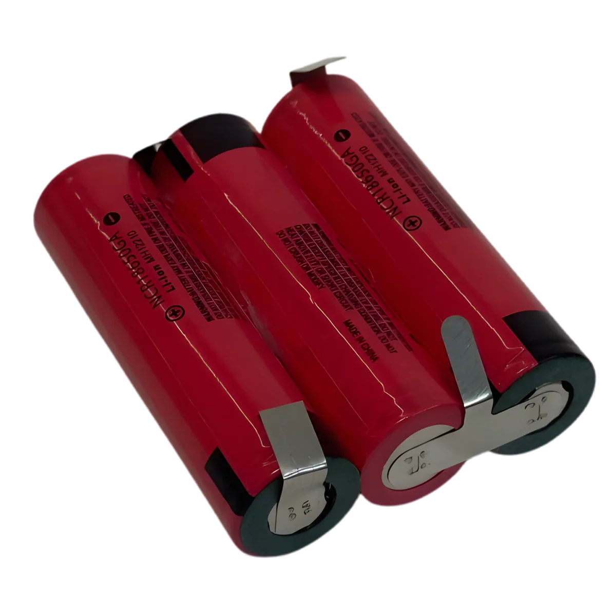 Batterie 3S1P Li-ion 10.8V / 12.6V 3.5Ah – 3x18650 avec pattes à souder