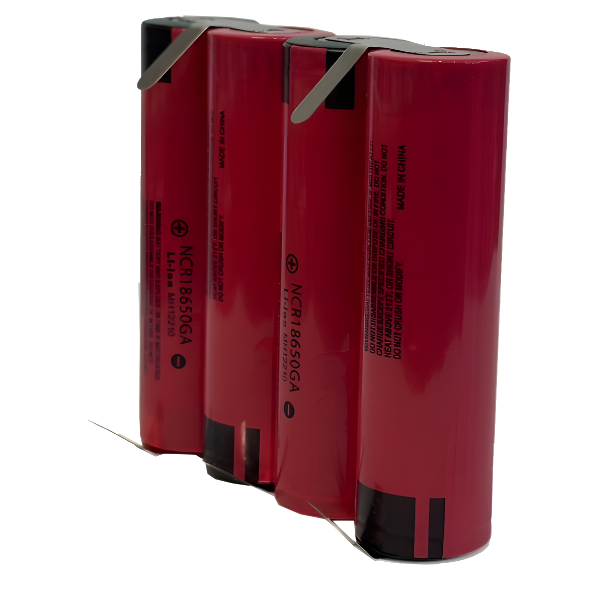 Batterie 4S1P Li-ion 14.4V / 16.8V 3.5Ah – 4x18650 avec pattes à souder