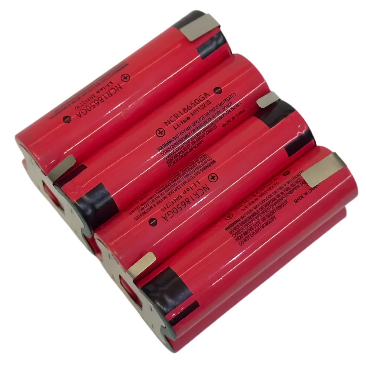 Batterie 4S2P Li-ion 14.4V / 16.8V 7Ah – 8x18650 avec pattes à souder Accessoires Energie