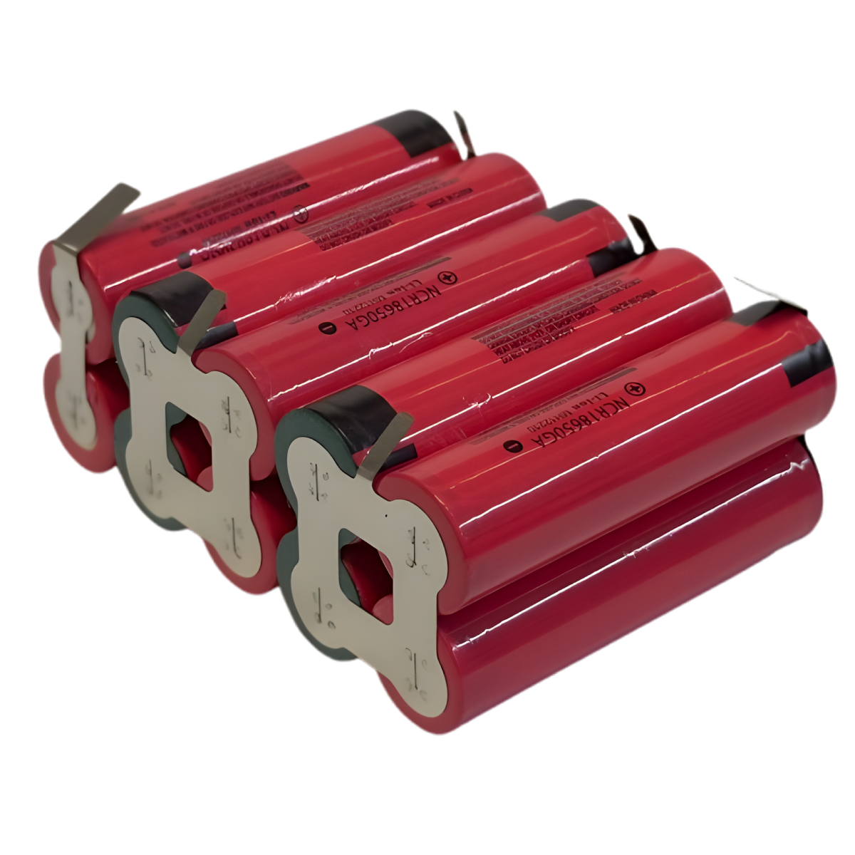 Batterie 5S2P Li-ion 18V / 21V 7Ah – 10x18650 avec pattes à souder