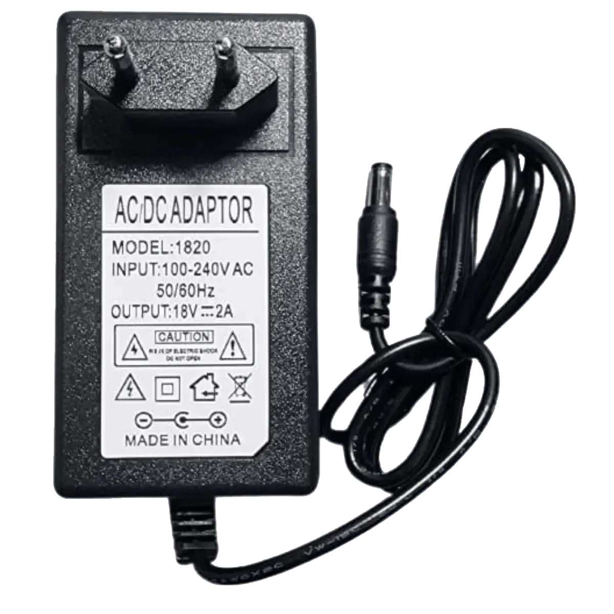 Alimentation murale 220v AC/DC 18V 2A