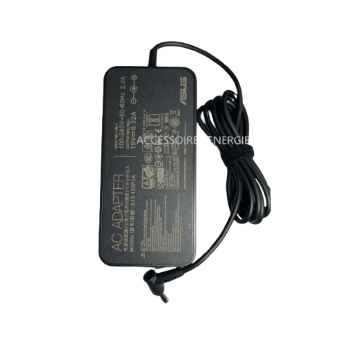 Chargeur Asus 120W pour Ordinateur Portable 19V 6.32A