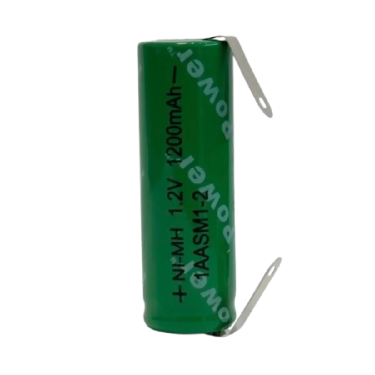 Batterie 1AASM1-2 1.2V 1200mAh NiMh avec languettes à souder