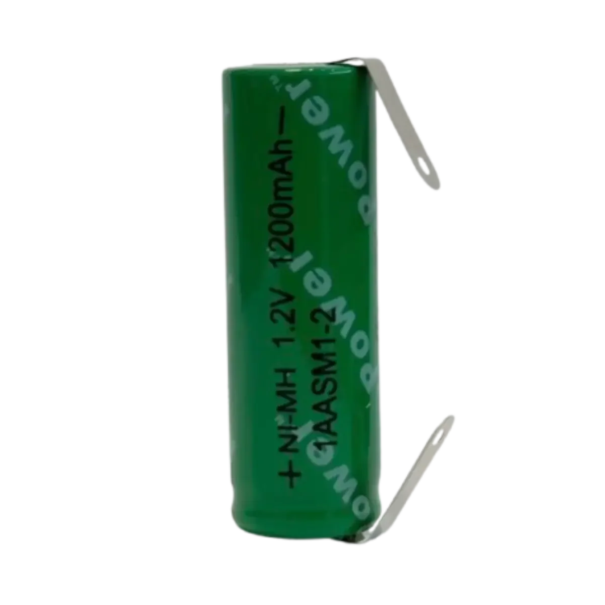 Batterie 1AASM1-2 1.2V 1200mAh NiMh avec languettes à souder