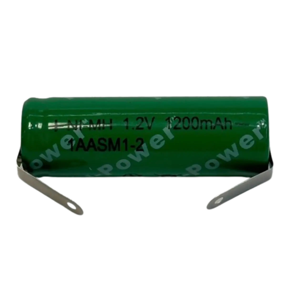 Batterie 1AASM1-2 1.2V 1200mAh NiMh avec languettes à souder