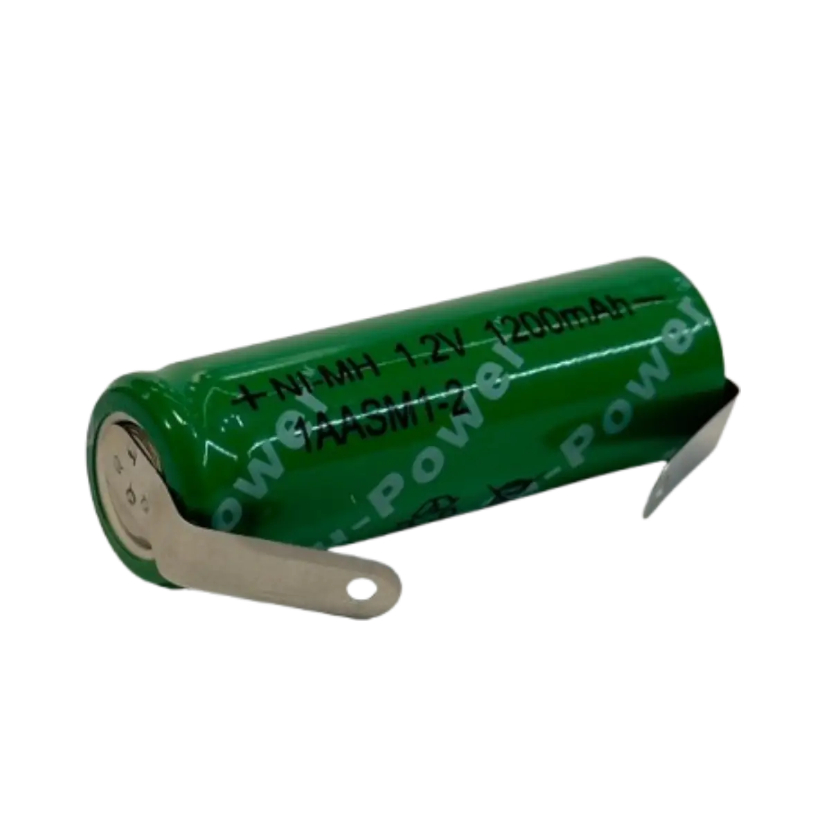 Batterie 1AASM1-2 1.2V 1200mAh NiMh avec languettes à souder