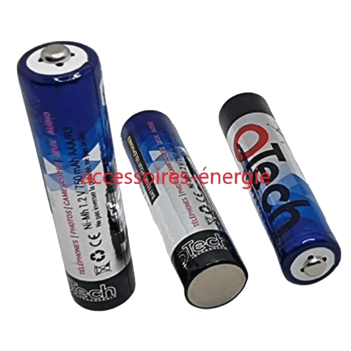 Batterie pour Téléphone sans Fil 1.2v AAA Nimh par x3