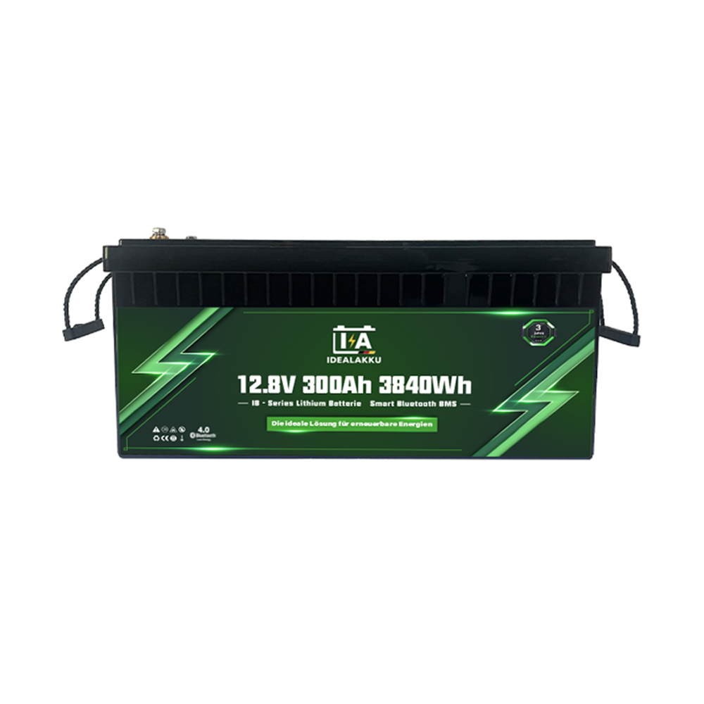 Batterie Lithium LiFePO4 12.8V 300Ah Bluetooth IB-12-300 – Remplacement AGM Gel