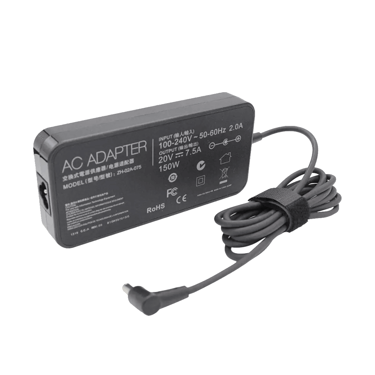 Chargeur pour Ordinateur Asus Rog Gaming 20v 7,5A 150W, 6.0 x 3.7mm