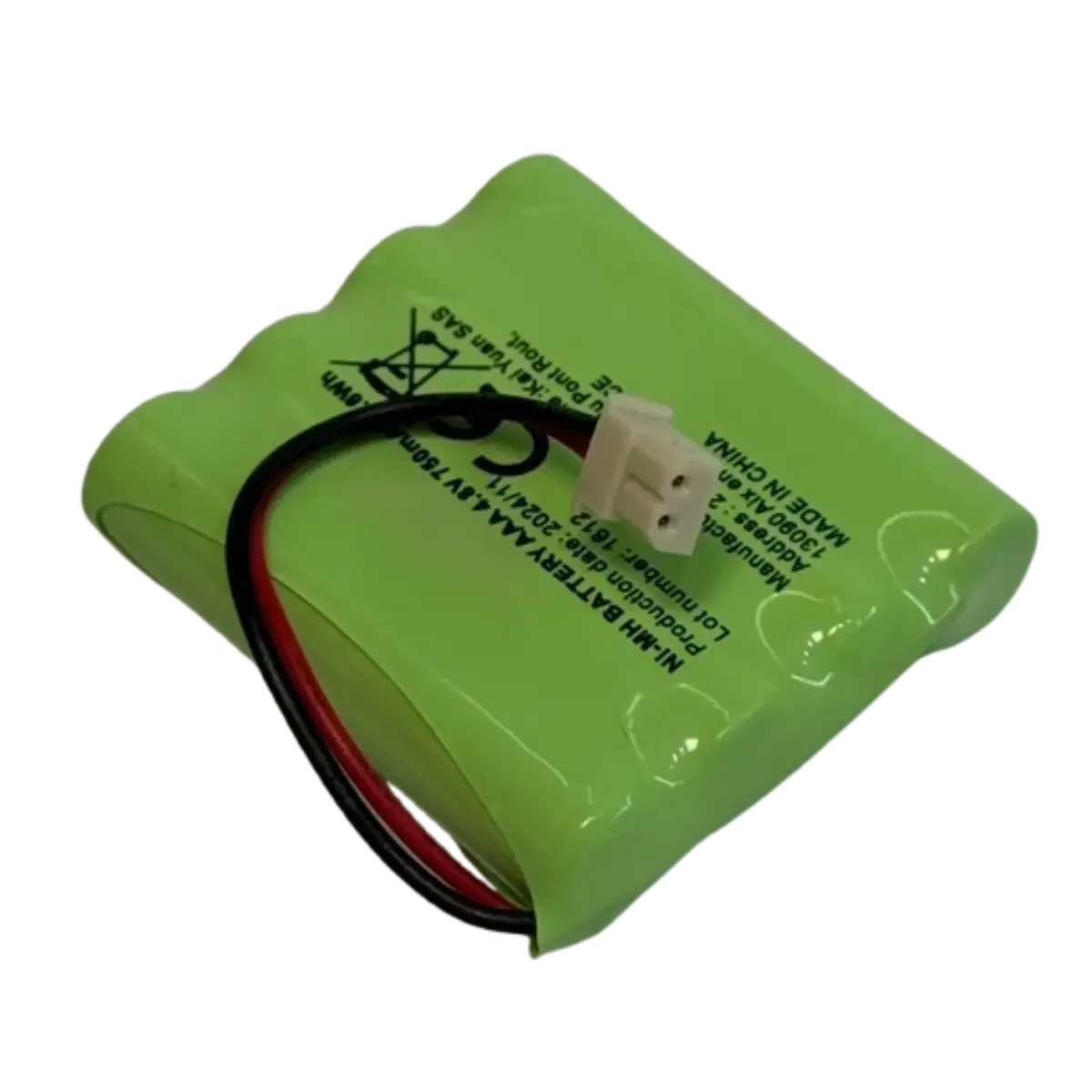 Batterie pour neurostimulateur Tens Eco 2 4.8V 750mAh NiMh