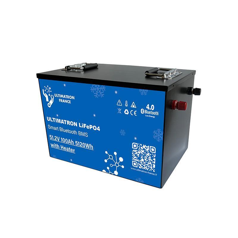 Batterie connectée Lithium LiFePO4 51.2V 100Ah avec chauffage, série ULM