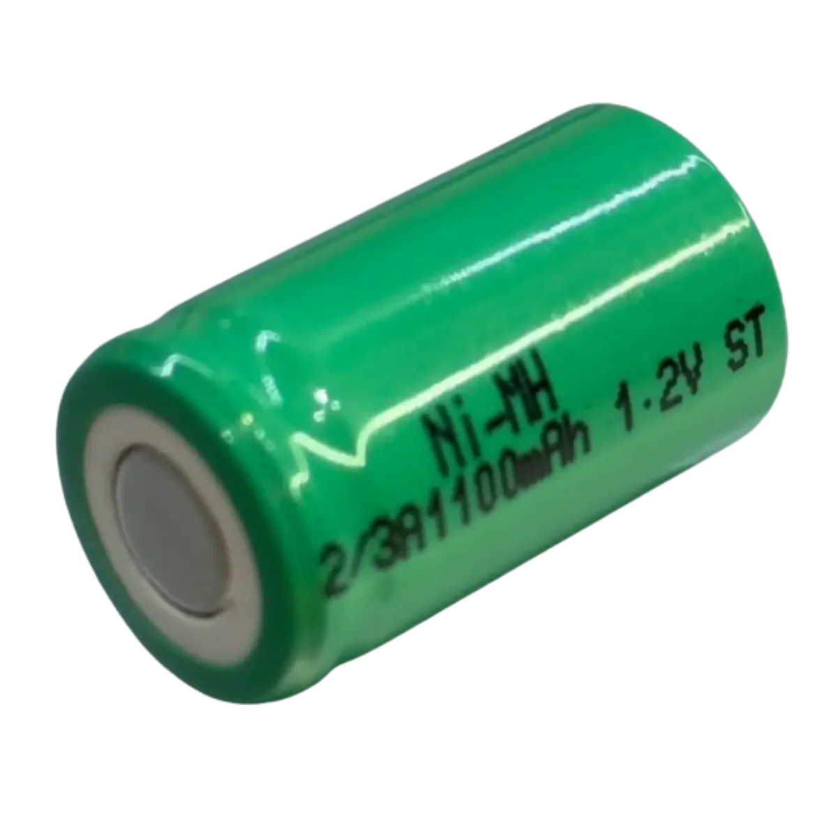 Accu NiMH 1.2V 1100mAh 2/3A standard – Batterie rechargeable plots plats assemblage batterie