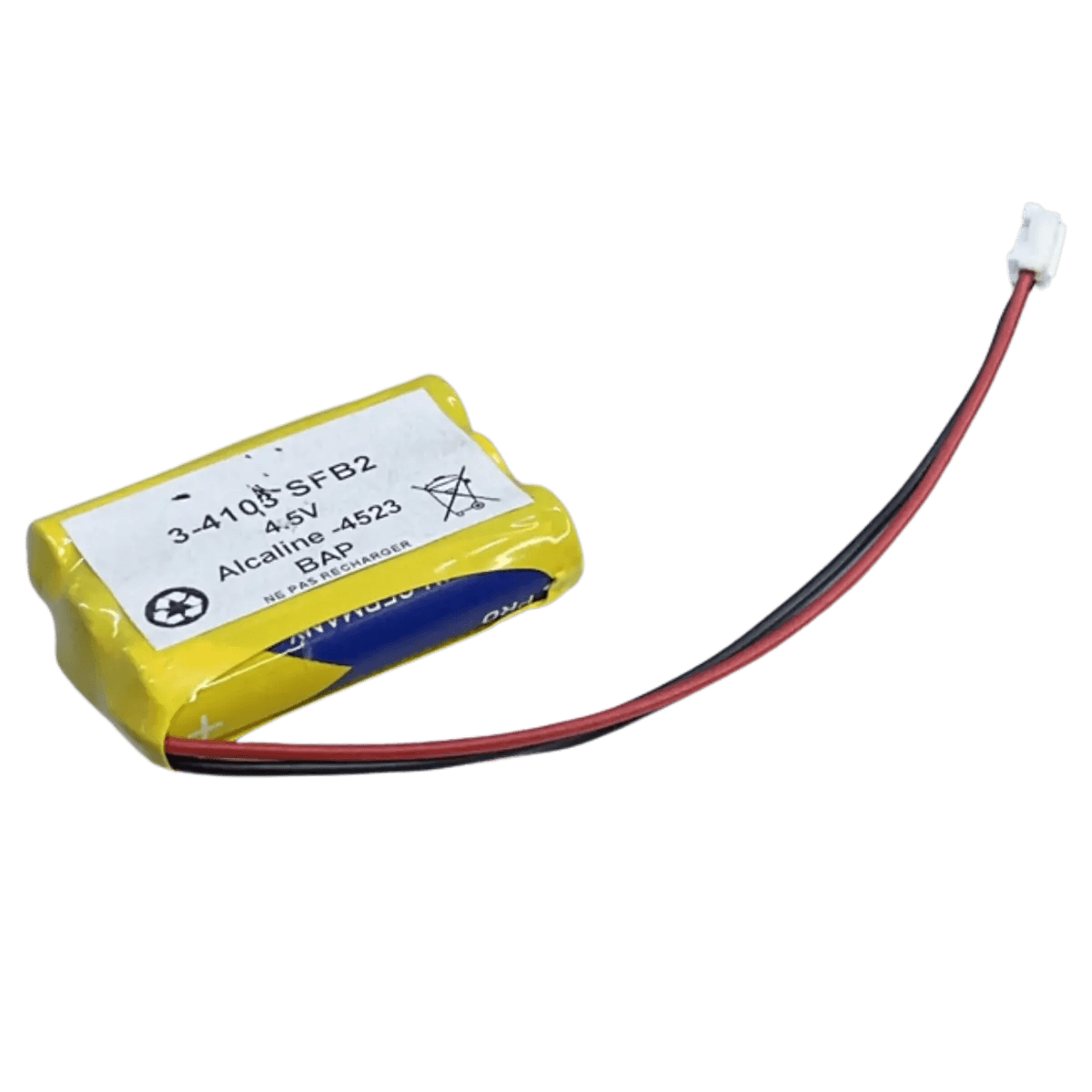 Pile alcaline 4.5V pour appel malade Stanley Blick