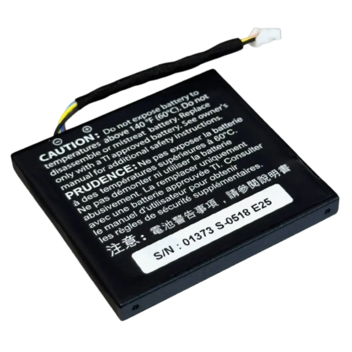 Batterie pour Texas instruments TI-84 C, 84 Silver, 84 Plus dos bas