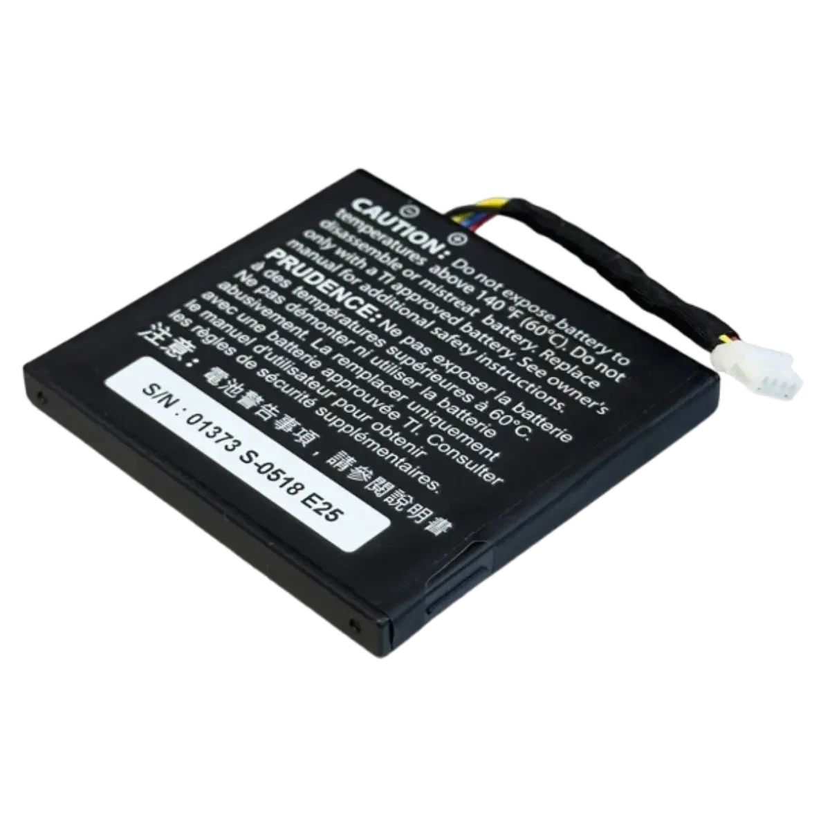 Batterie pour Texas instruments TI-84 C, 84 Silver, 84 Plus dos