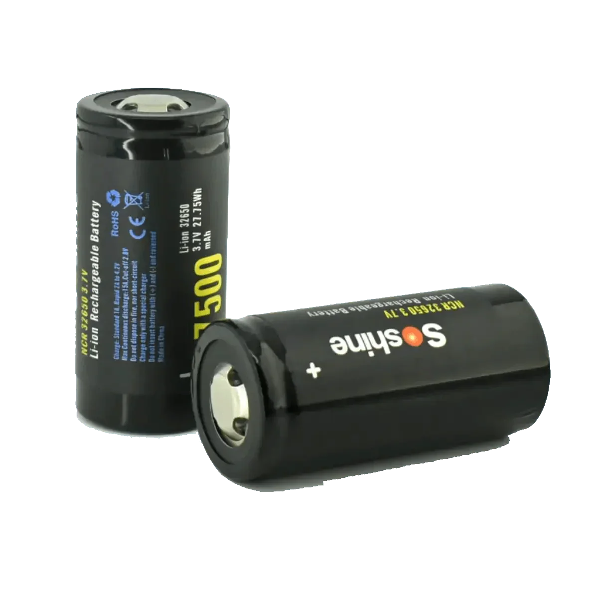 Batterie 32650 Li-ion 3.7v 7500mAh Grande Capacité