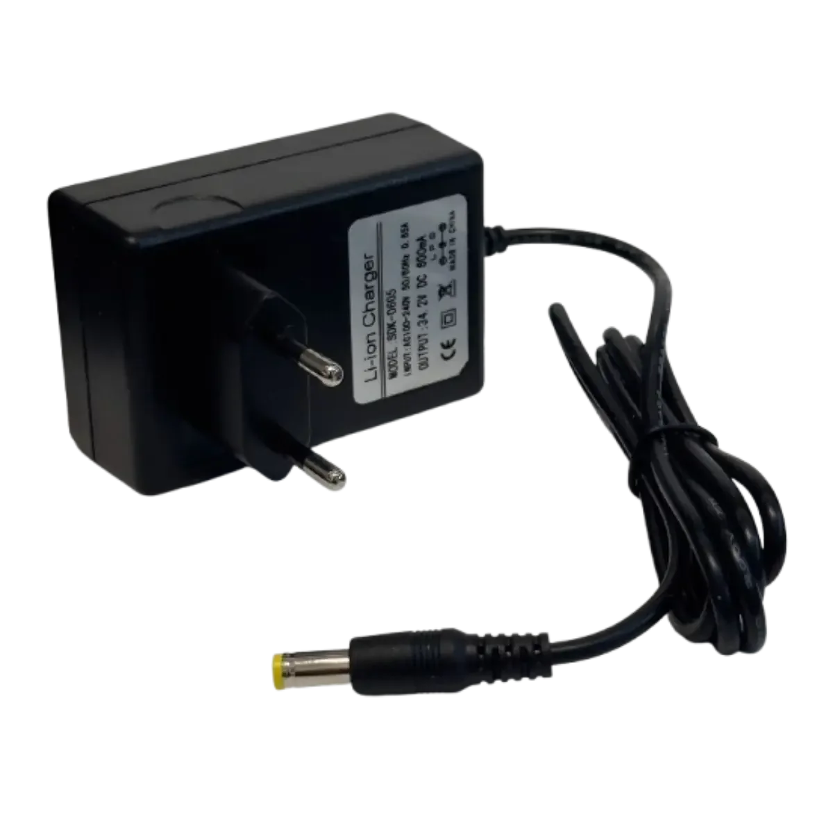 Chargeur Li-ion 34.2V 600mA 5.5x2.5mm