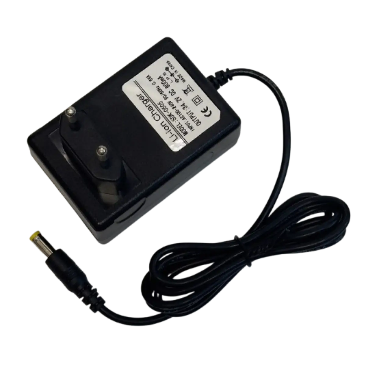 Chargeur Li-ion 34.2V 600mA 5.5x2.5mm