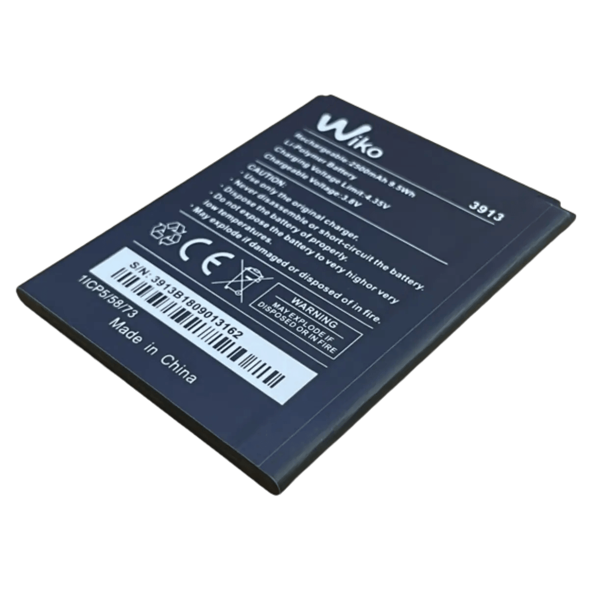 Batterie 3913 d'origine pour téléphone Wiko Lenny 4, 4+