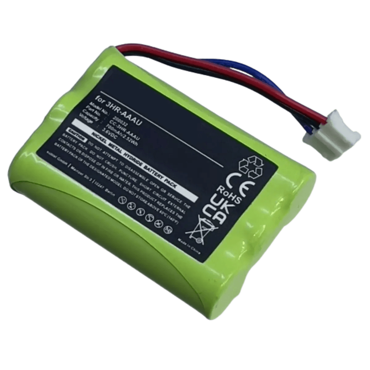 Batterie 3HR-AAAU pour TSF Banq & Olufsen BEOCOM 6000