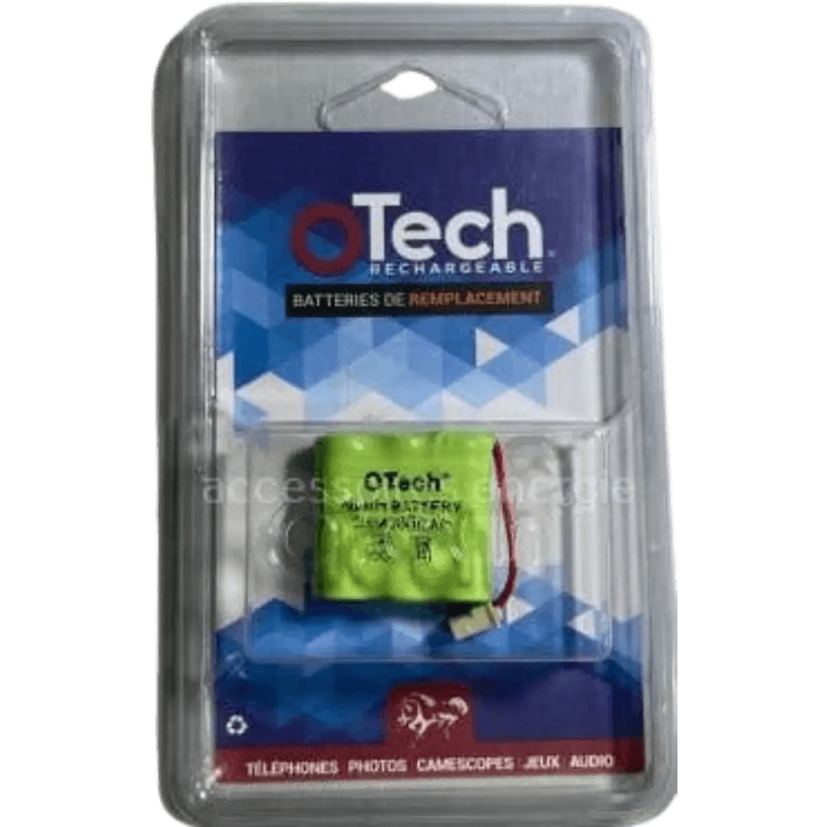 Batterie pour Téléphone sans Fil Caritel Extel 3.6v Nimh