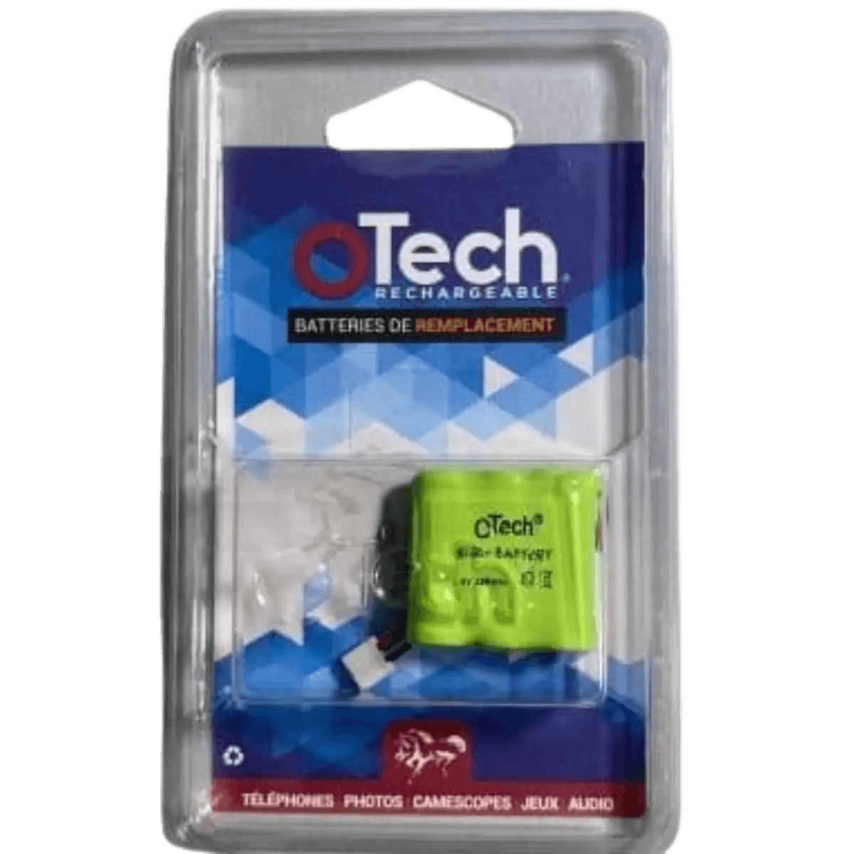 Batterie pour Téléphone sans Fil Logicom Alcatel 3.6v NiMh