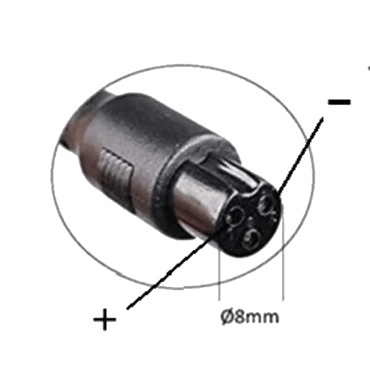 Câble Convertisseur en 3P M8 Hoverboard