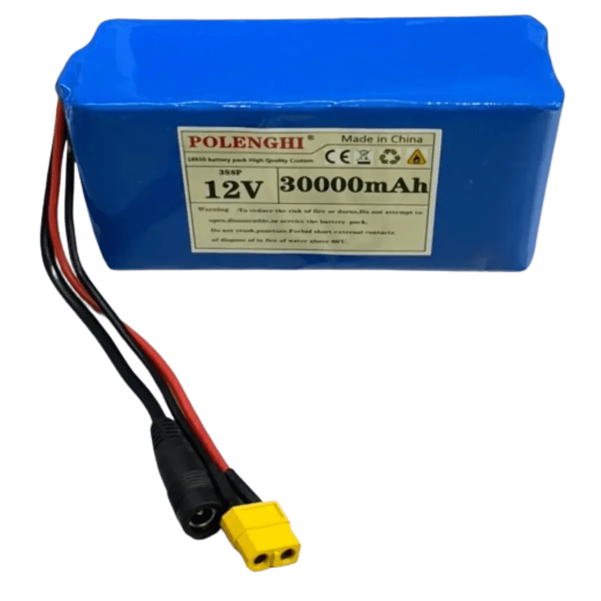 Batterie 3S8P grande capacité Li-ion 12V 30Ah