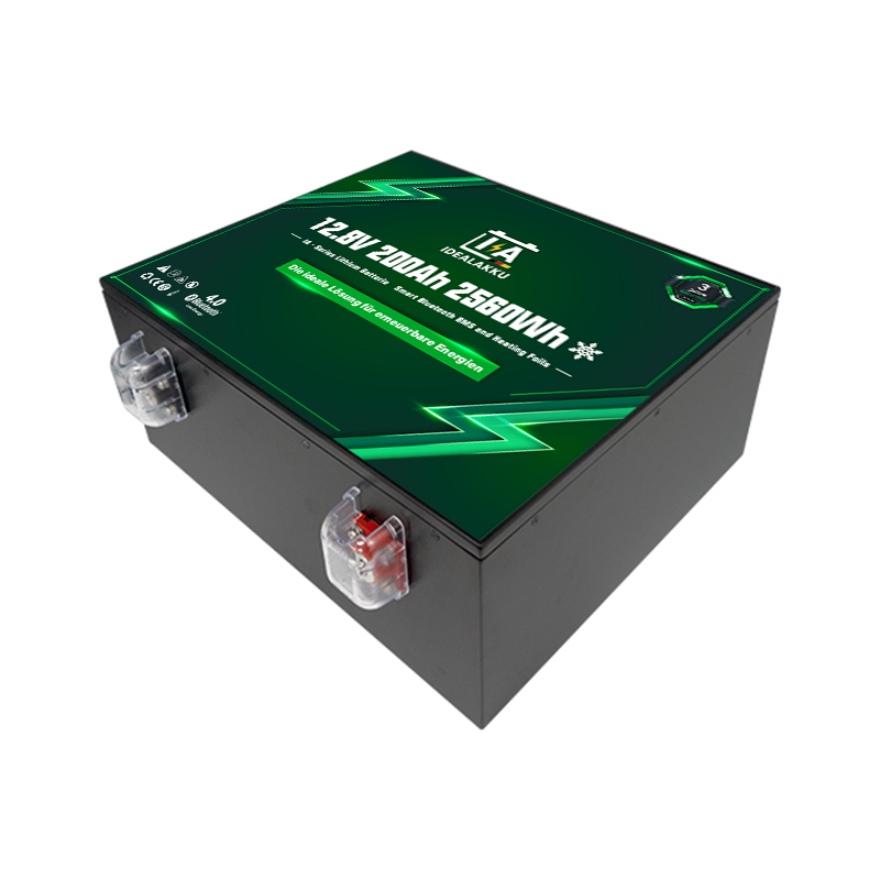 Batterie Lithium LiFePO4 12.8V 200Ah IDEALAKKU IA-12-200H – Remplacement AGM / GEL